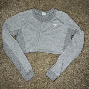 Gymshark crop sweatshirt